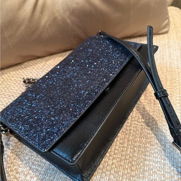 Kate Spade Cameron Sparkle Crossbody Bag with Chain Strap - Picture 2 of 3